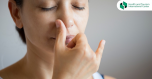 If the nostrils flare up when breathing