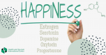 What is the hormone of happiness and how is it produced in the body?