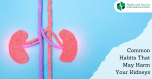 Some habits that damage the kidney