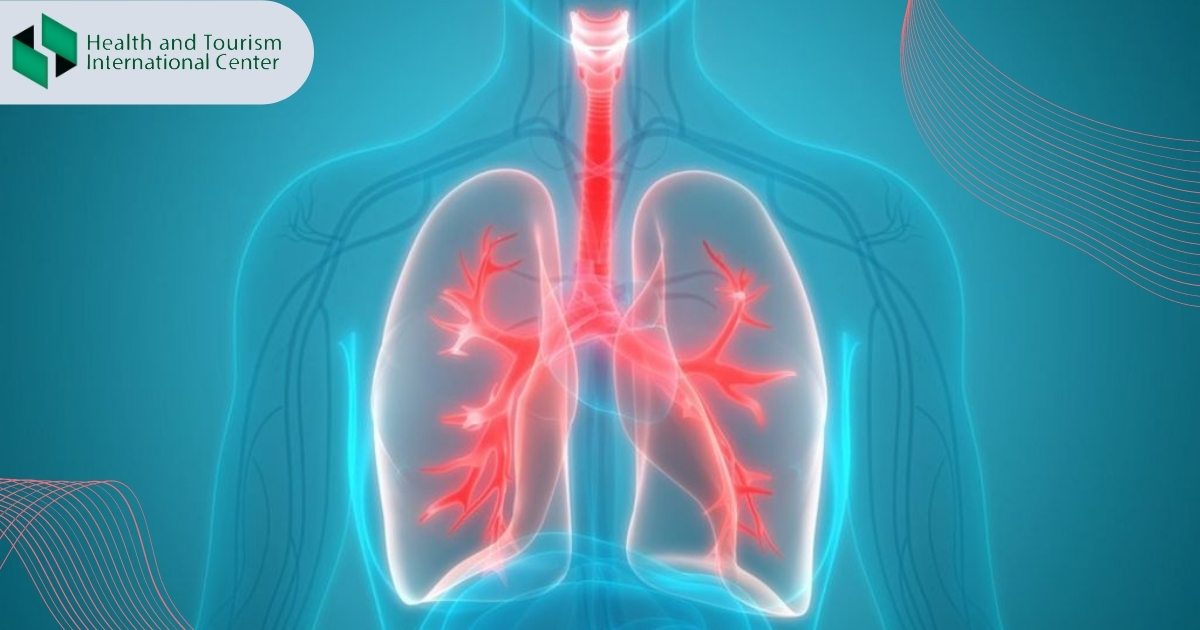 What is the cause of the lung swelling?