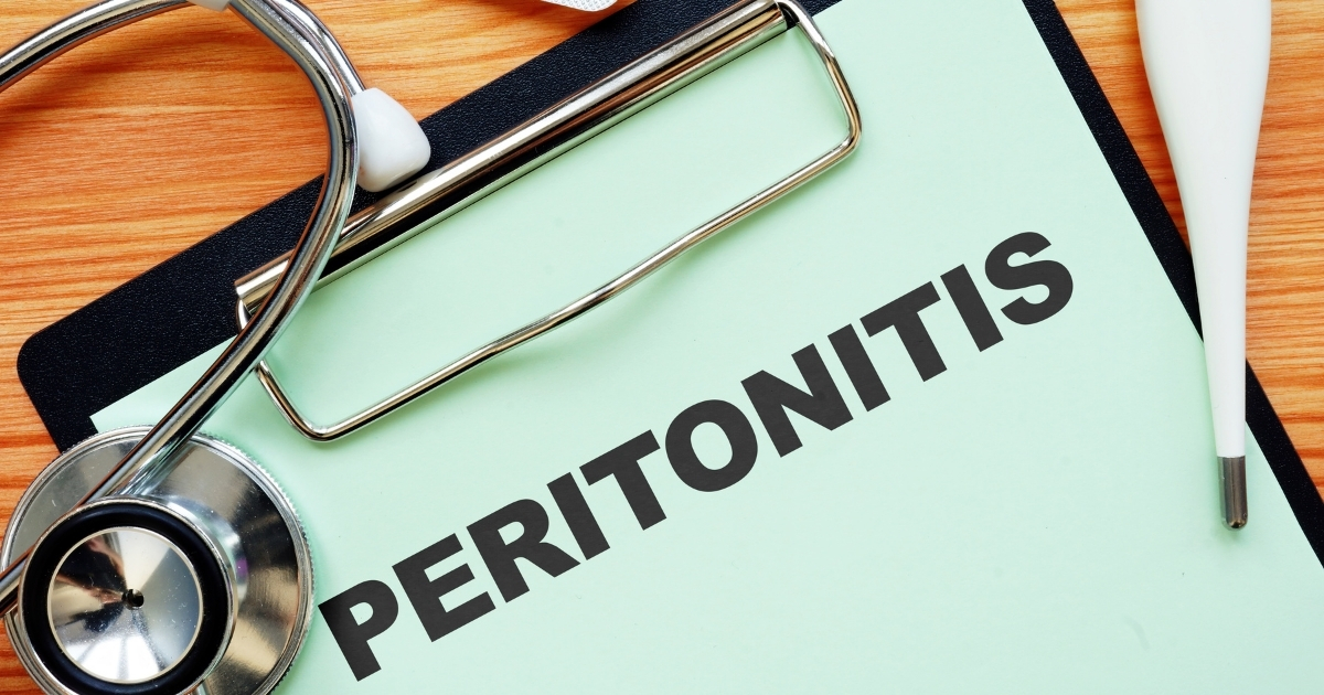 Why does peritonitis develop?