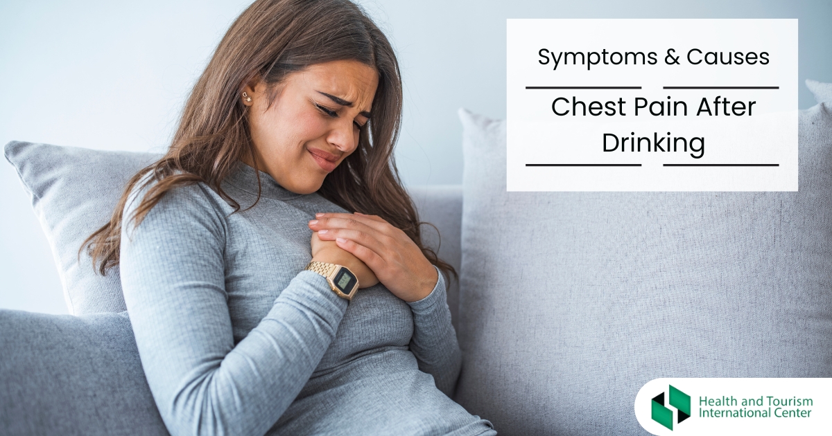 Chest pain after drinking water
