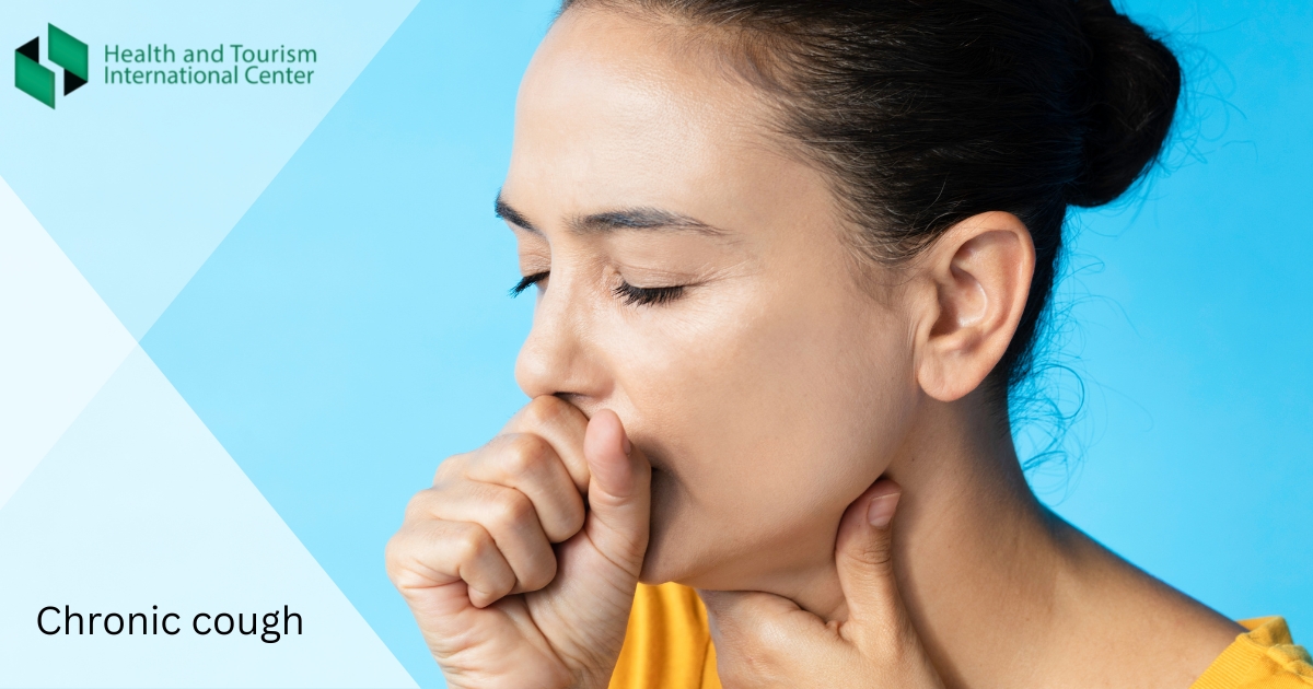 What types of complications are formed in the background of chronic  cough?