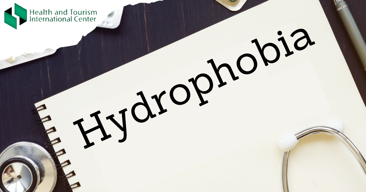 Hydrophobia - fear of water caused by the rabies virus